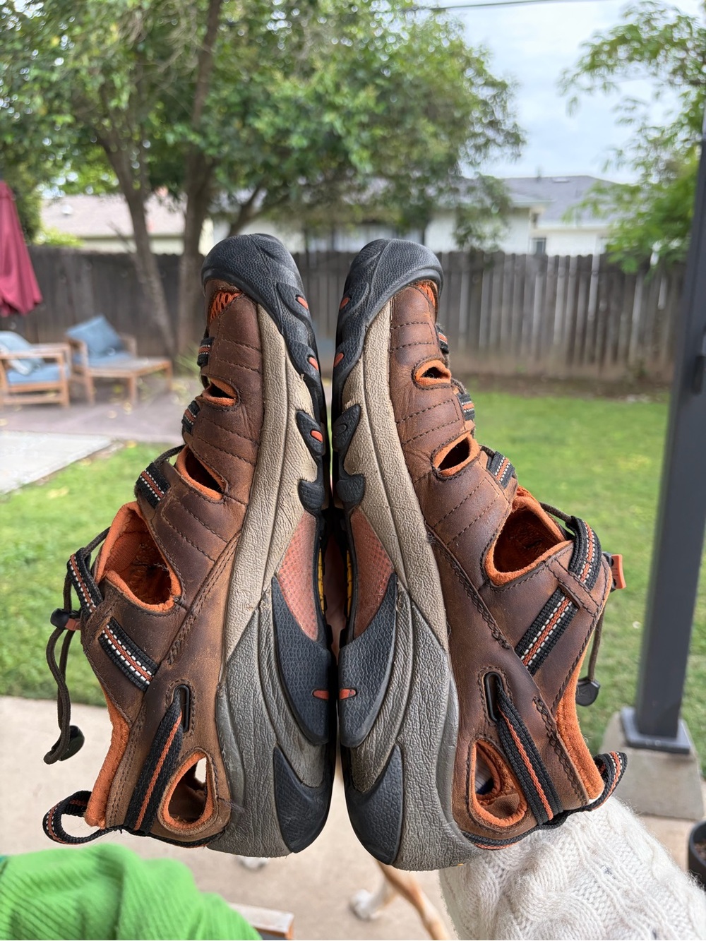 Keen Men’s Arroyo II Brown Leather Hiking Sandals | trail shoes - Picture 3 of 8